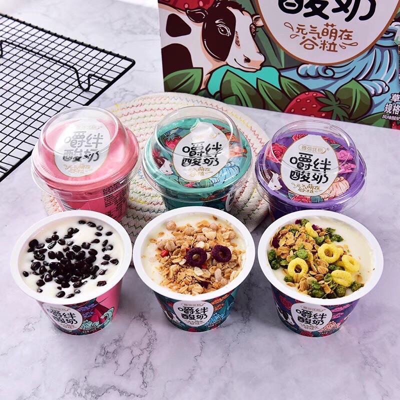 Sữa chua ngũ cốc ăn liền, ăn sáng, ăn kiêng giảm cân Yami chew | BigBuy360 - bigbuy360.vn