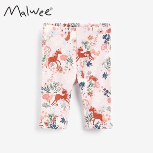 Mã 5821 quần leggin ngựa pony rừng hoa của Malwee cho bé gái
