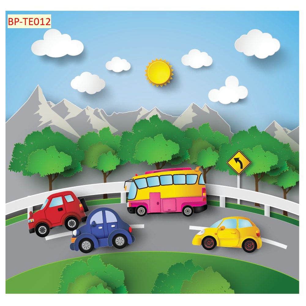 Tranh 3D Dán Tường Phòng Trẻ Em Nhiều Chủ Đề HOẠT HÌNH HOT HIT, HOT TREND HIỆN NAY