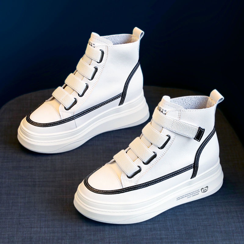 Giày Bốt Martin Đế Dày Tăng Chiều Cao Thời Trang Thu Đông 20 Cho Nữ