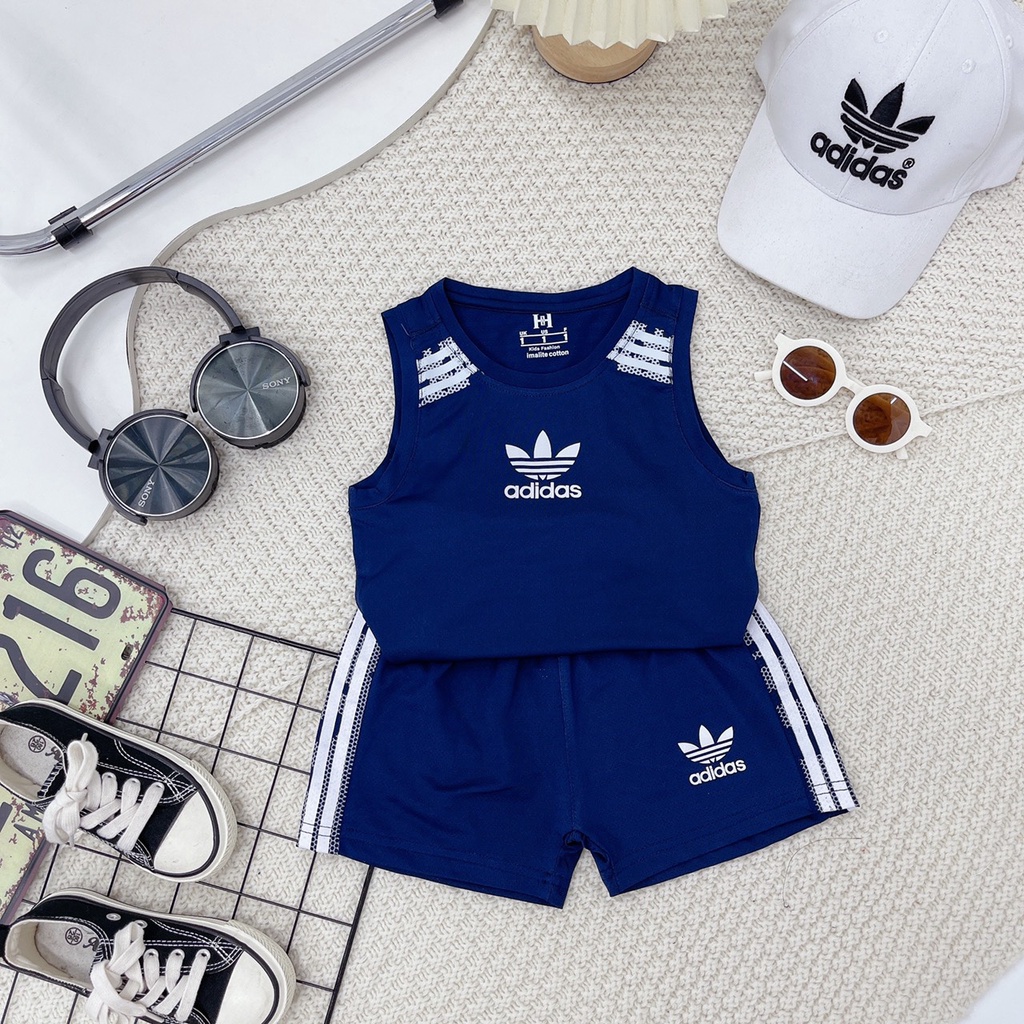 Đồ bộ cho bé bộ thể thao ba lỗ thông hơi cho bé trai 16-26 kg - VyVy Kids