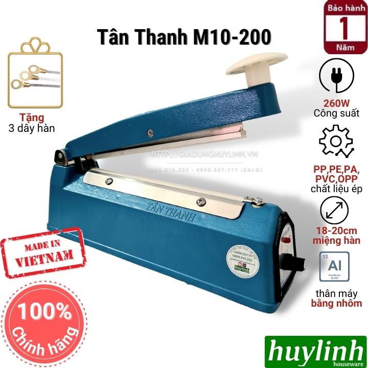 Máy hàn miệng túi dập tay Tân Thanh M10-200mm [M10-200]