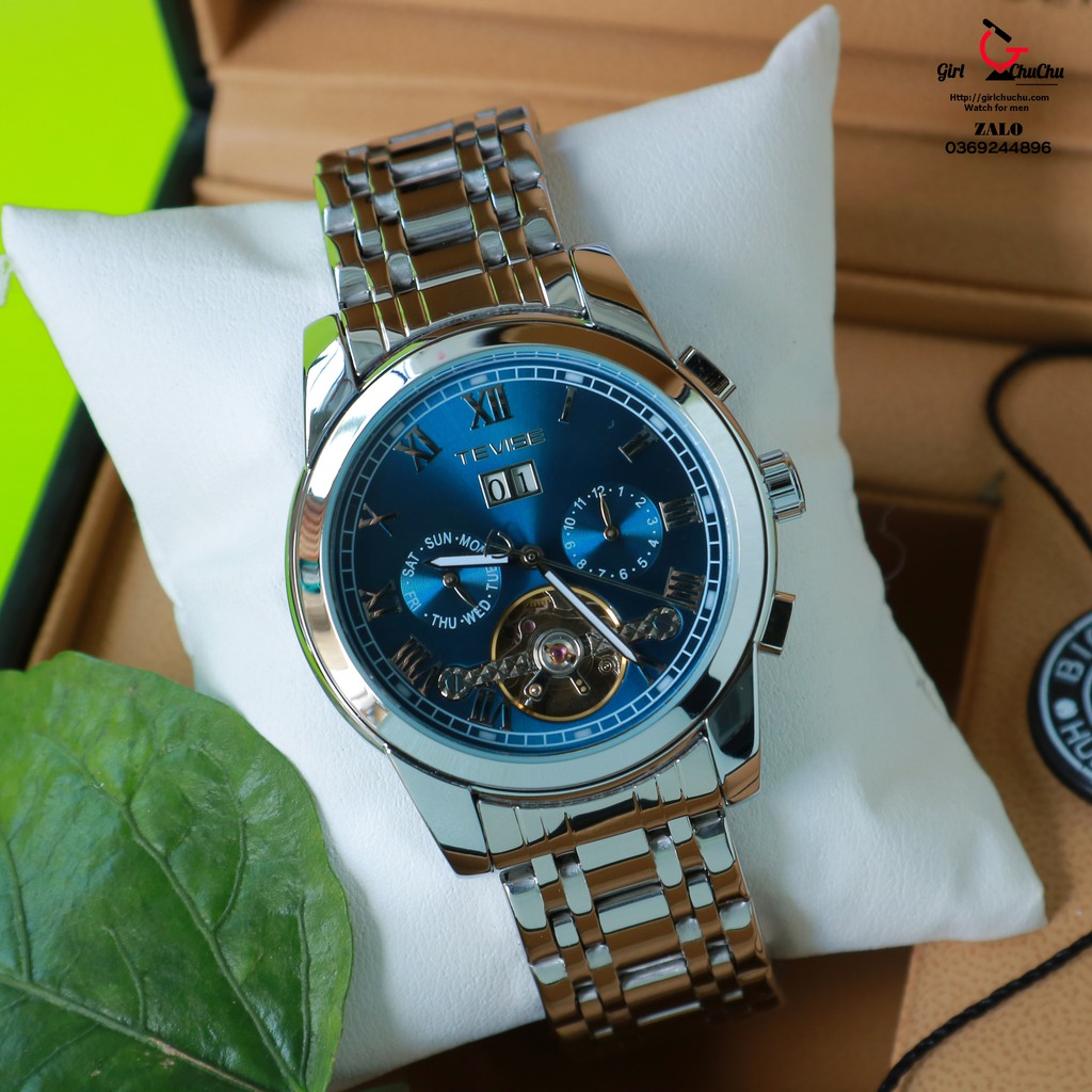 Đồng Hồ Nam Tevise Cơ Lộ Máy Với Các Chức Năng Lịch, Ngày Rất Tiện Lợi, Máy Cơ Tự Động Không Cần Dùng Pin | BigBuy360 - bigbuy360.vn