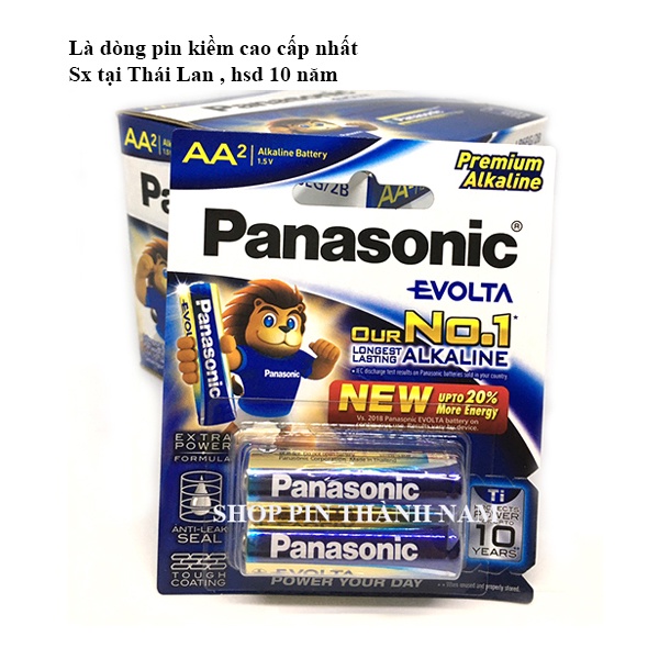 Pin AA Panasonic evolta LR6EG vỉ 2 viên cao cấp