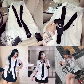 Sơ mi kèm cà vạt