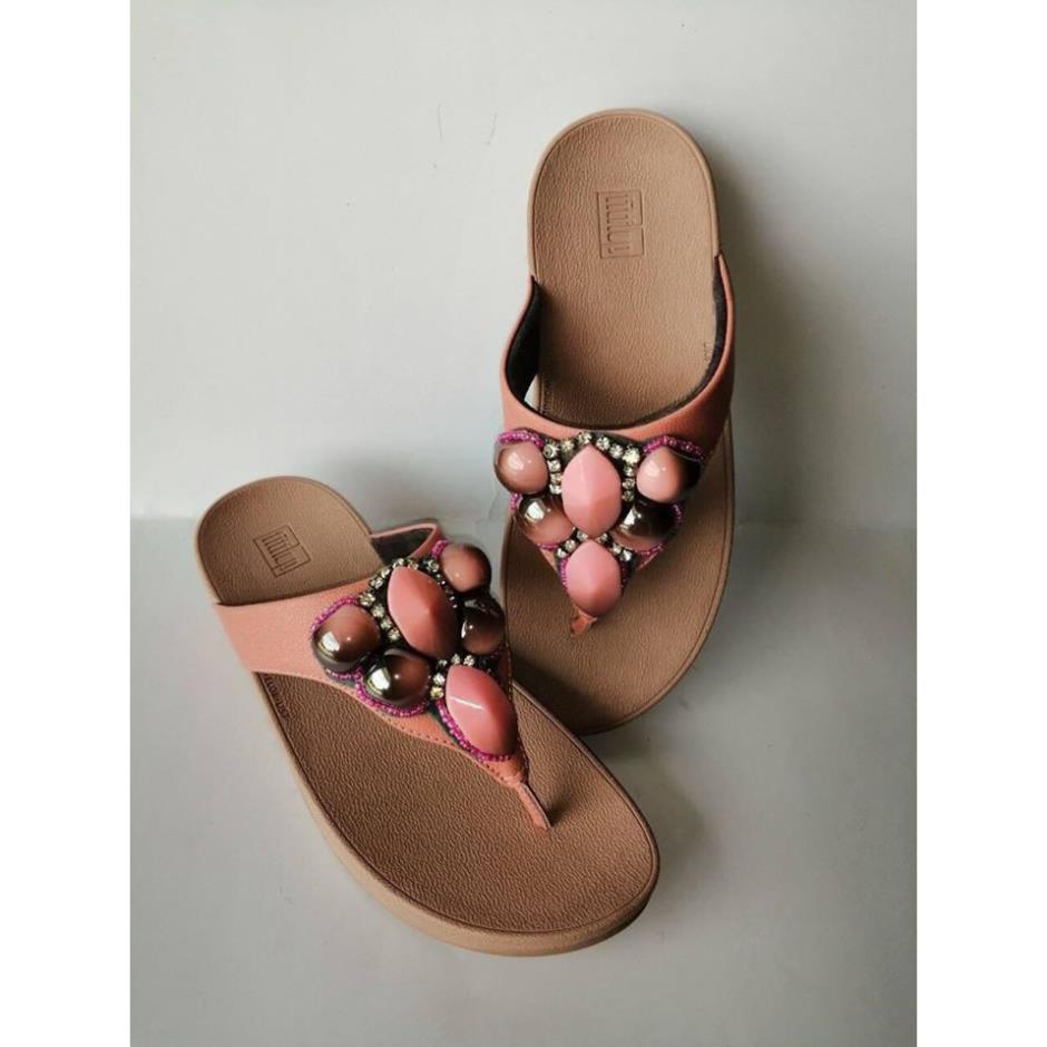 ঔৣ Dép thời trang (Flat) FITFLOP Tông dính đá 1256 ঔৣঔৣ