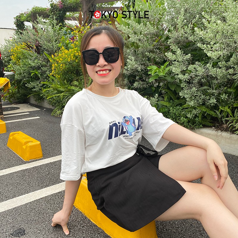 Áo Phông Unisex Nam Nữ Chất Việt AP06 Phong Cách Tokyo Style Tay Lỡ Form  Rộng  oversize streetwear