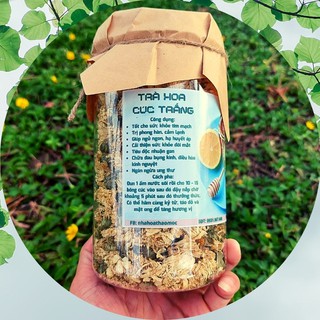 BẠCH CÚC-  trà hoa thảo mộc Đà Nẵng - Ato trà - TRÀ HOA CÚC TRẮNG GIÚP NGỦ NGON - AN THẦN