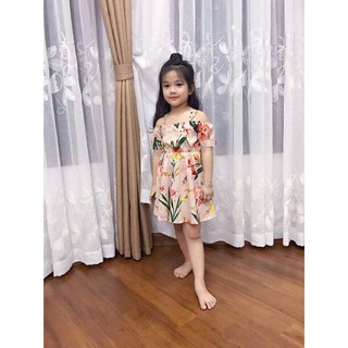 Đầm maxi sang chảnh cho bé 2-7 tuổi