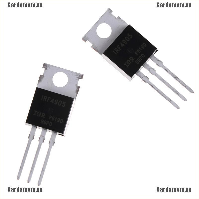 Bộ 10 con chip điều khiển IRF4905 IRF4905PBF MOSFET 74A 55V kênh P IR TO-22