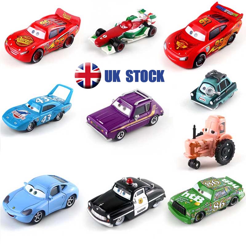 Mô Hình Xe Đua Đồ Chơi McQueen road Fighters 2 Bằng Hợp Kim