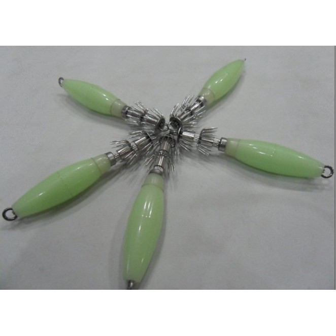 Set 5 Mồi Giả Nhử Cá Hình Con Tôm Gắn Kèm Móc Câu