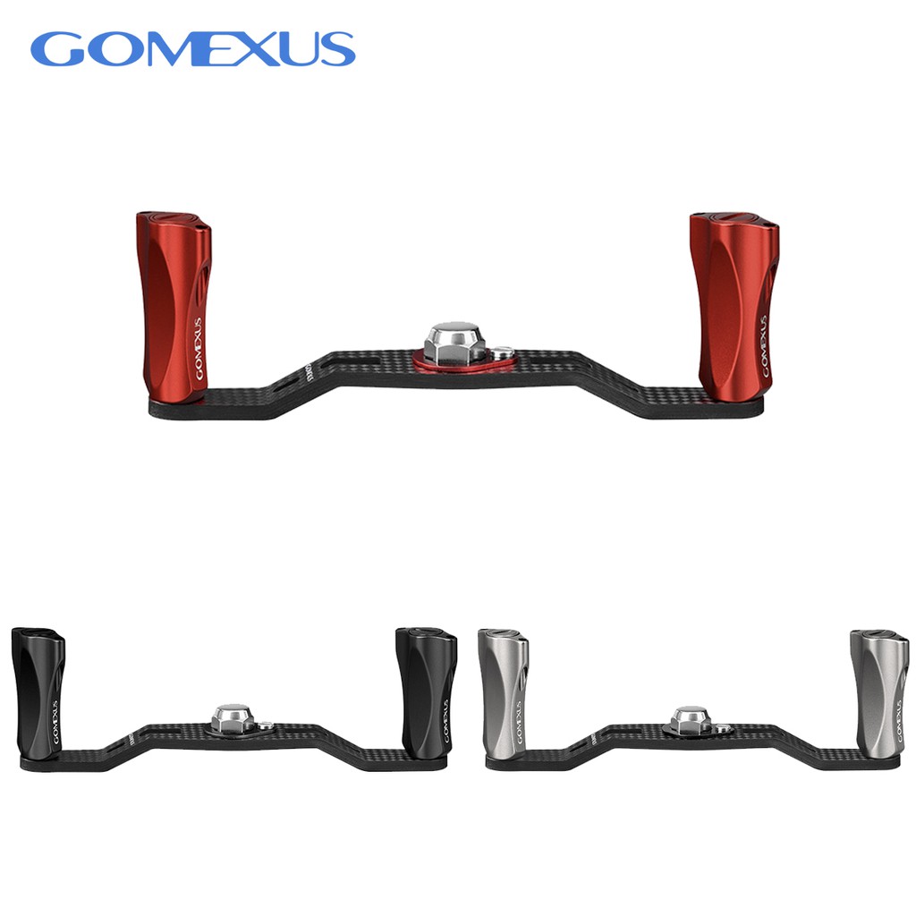 GOMEXUS Tay Quay Máy Câu Cá Bằng Carbon Siêu Nhẹ 95mm Chuyên Dụng Cho Kasting Zephyr Shimano Daiwa Kastking Abu Garcia Revo Mgx DC-S21