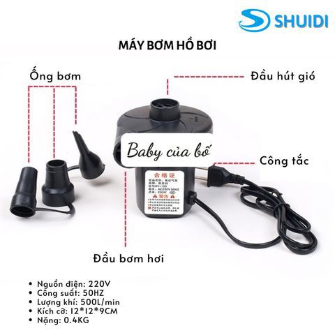 Bể Bơi 3 Tầng Chính hãng loại tốt đủ kích thước cho bé  - thương hiệu CODY BABY [Có Bơm và không Bơm]