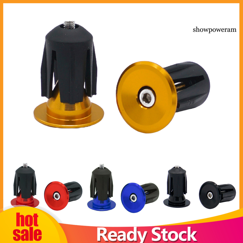 2 Đầu Bịt Tay Lái Xe Đạp Bằng Hợp Kim Nhôm Siêu Nhẹ