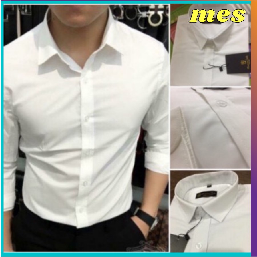 Sơ Mi Nam, Áo Sơ Mi Nam Dài Tay Cao Cấp, Chống Nhăn, Chống Xù, Thấm Hút Mồ Hôi