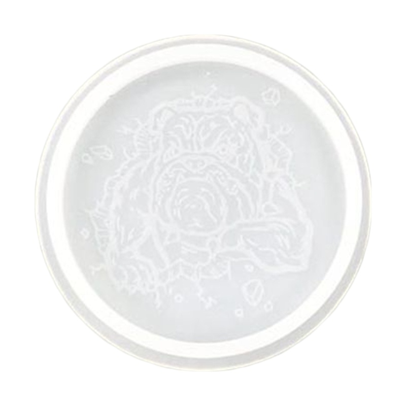 Khuôn Silicone Làm Đế Lót Ly Handmade Hình Đầu Lâu Khủng Long Độc Đáo