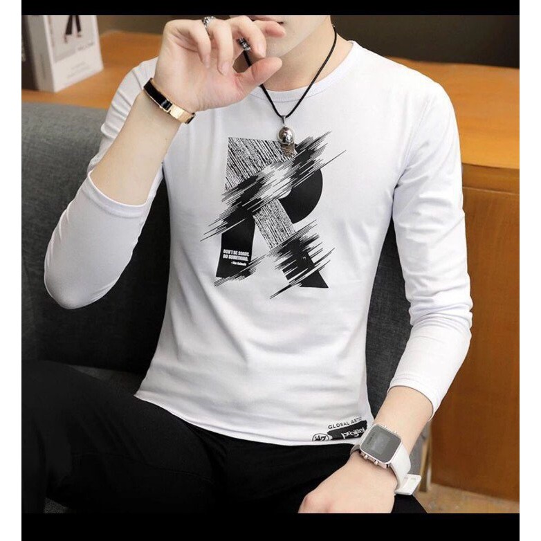 Áo thun tay dài nam nữ chất thun cotton cao cấp co giãn thoáng mát -  ATTD002 | BigBuy360 - bigbuy360.vn
