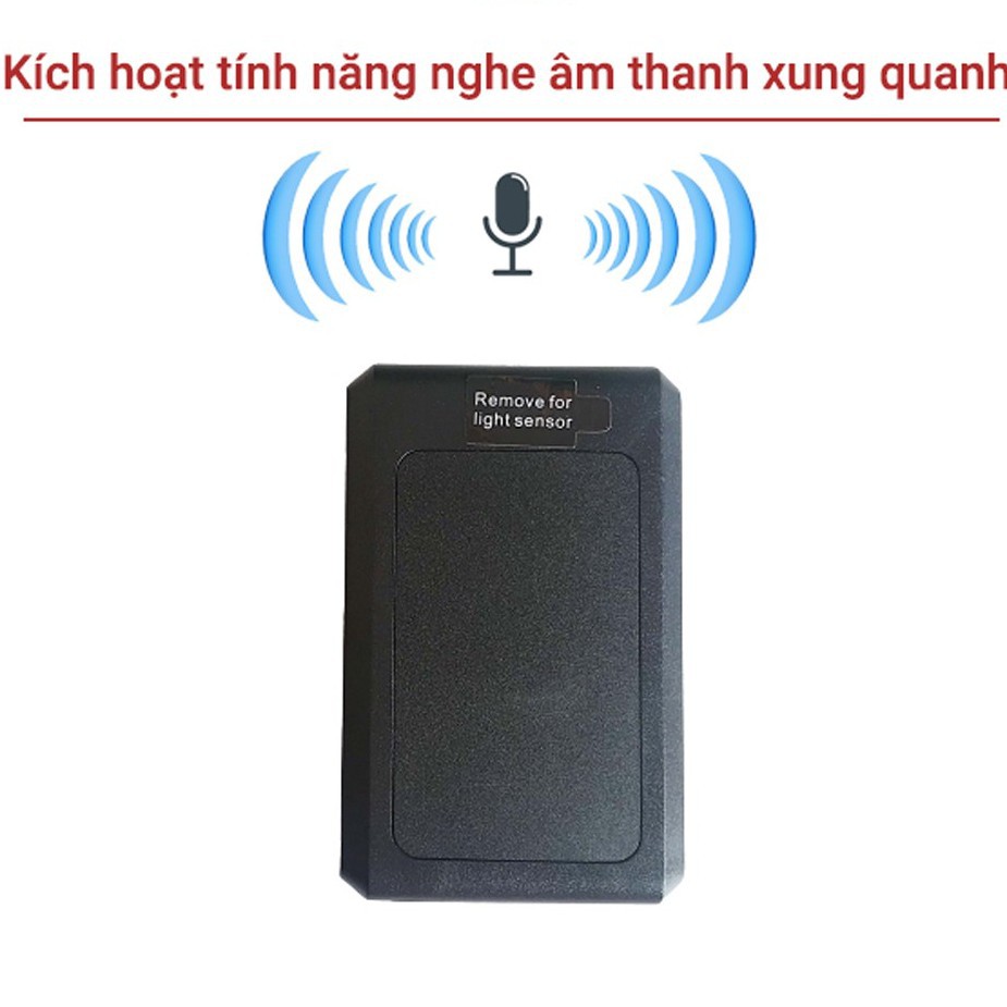 phụ xe Định Vị Xe Máy, Ô Tô Không Dây VC9 Mini PIN 7 - 10 ngày 3000mAH (Miễn phí App năm đầu tiên) - Sim Data 4G + App