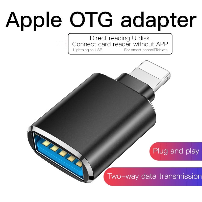 Đầu chuyển đổi USB3.0 OTG dành cho ĐT táo 13 12 11 Pro XS Max XR X 8 Plus 7 6s tablet táo cho 13 ở trên