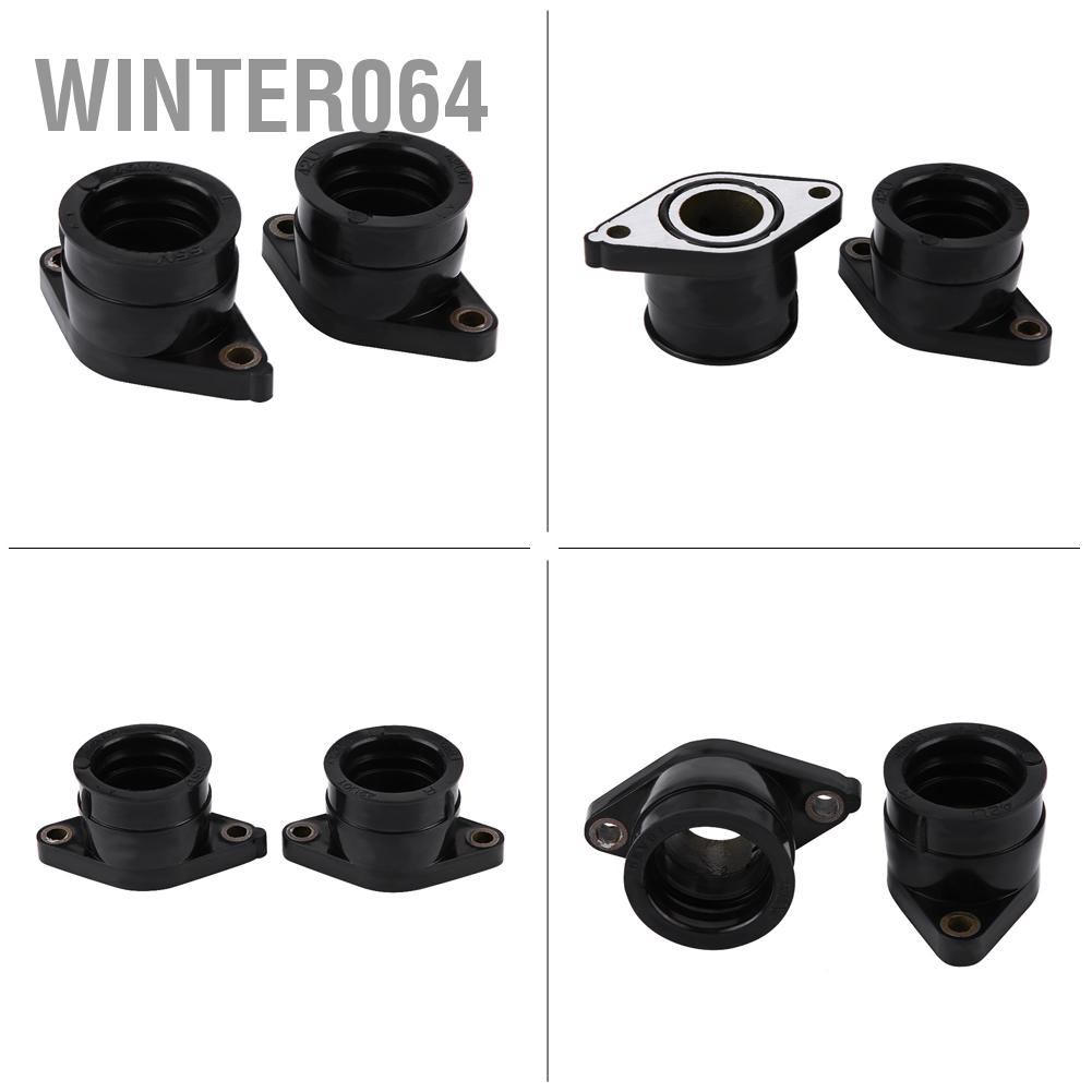 Bộ chế hòa khí 2Psc Carb Intake Manifold Boot cho Yamaha TT350 86-87 XT350 85-00 42U-13596-01-00 Winter064