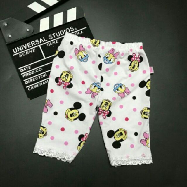 Combo 3 quần legging lửng bé gái