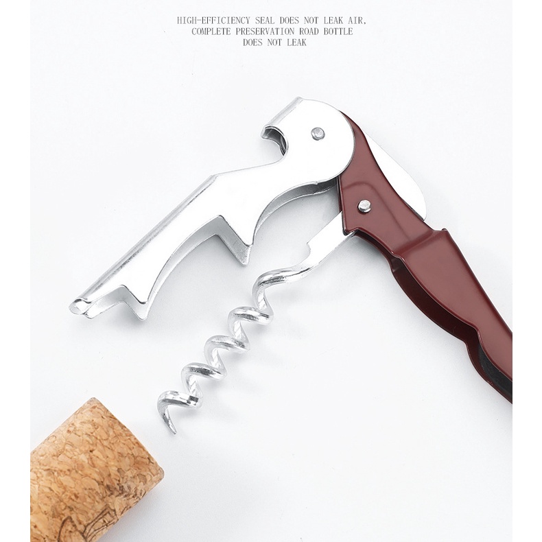 Dụng Cụ Mở Nắp Chai Rượu Đa Năng Bằng Thép Không Gỉ
