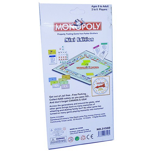 Cờ tỷ phú Monopoly bản mini editon bản đẹp