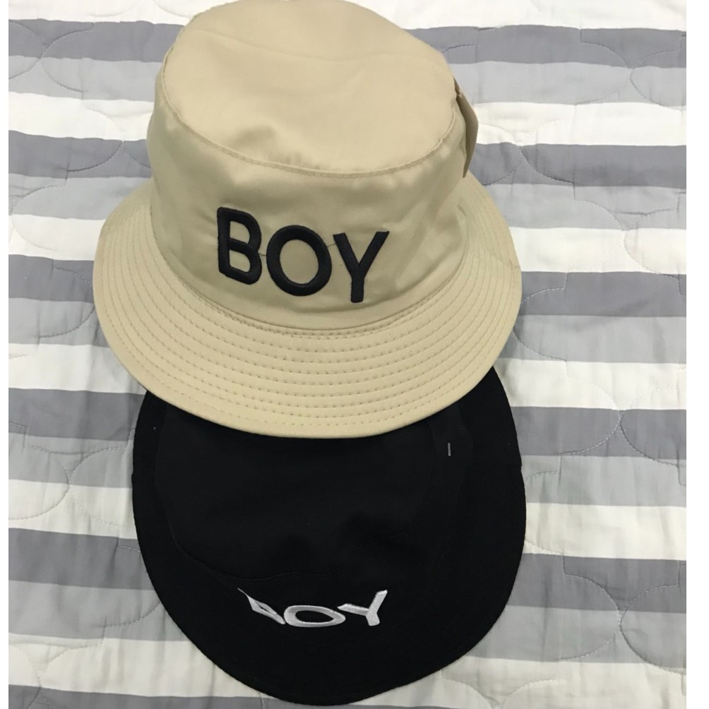 Mũ bucket hoạ tiết chữ thêu cho nam và nữ Boy
