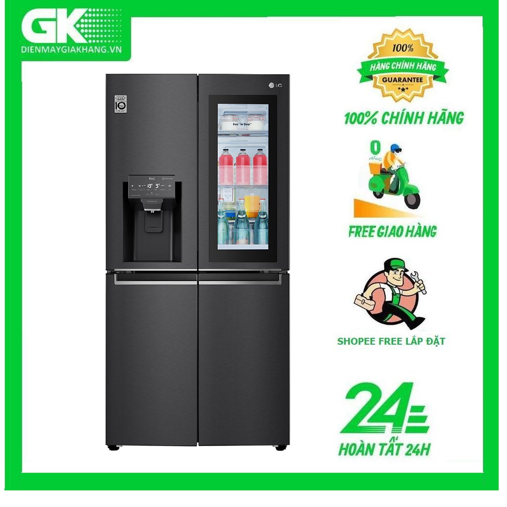 GR-X22MB - MIỄN PHÍ CÔNG LẮP ĐẶT- Tủ lạnh LG Inverter 496 lít GR-X22MB