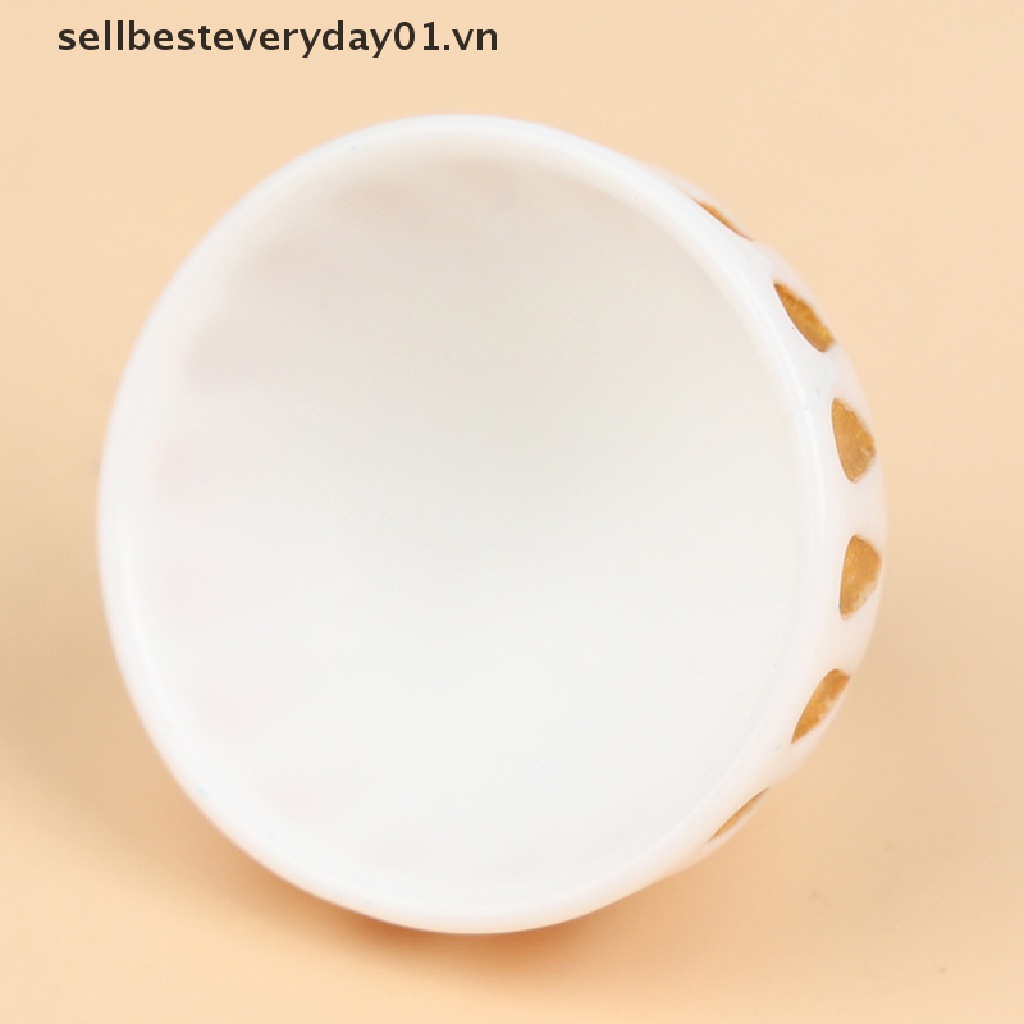 Set 4 Chén Dĩa Tỉ Lệ 1 / 12 Xinh Xắn Cho Nhà Búp Bê