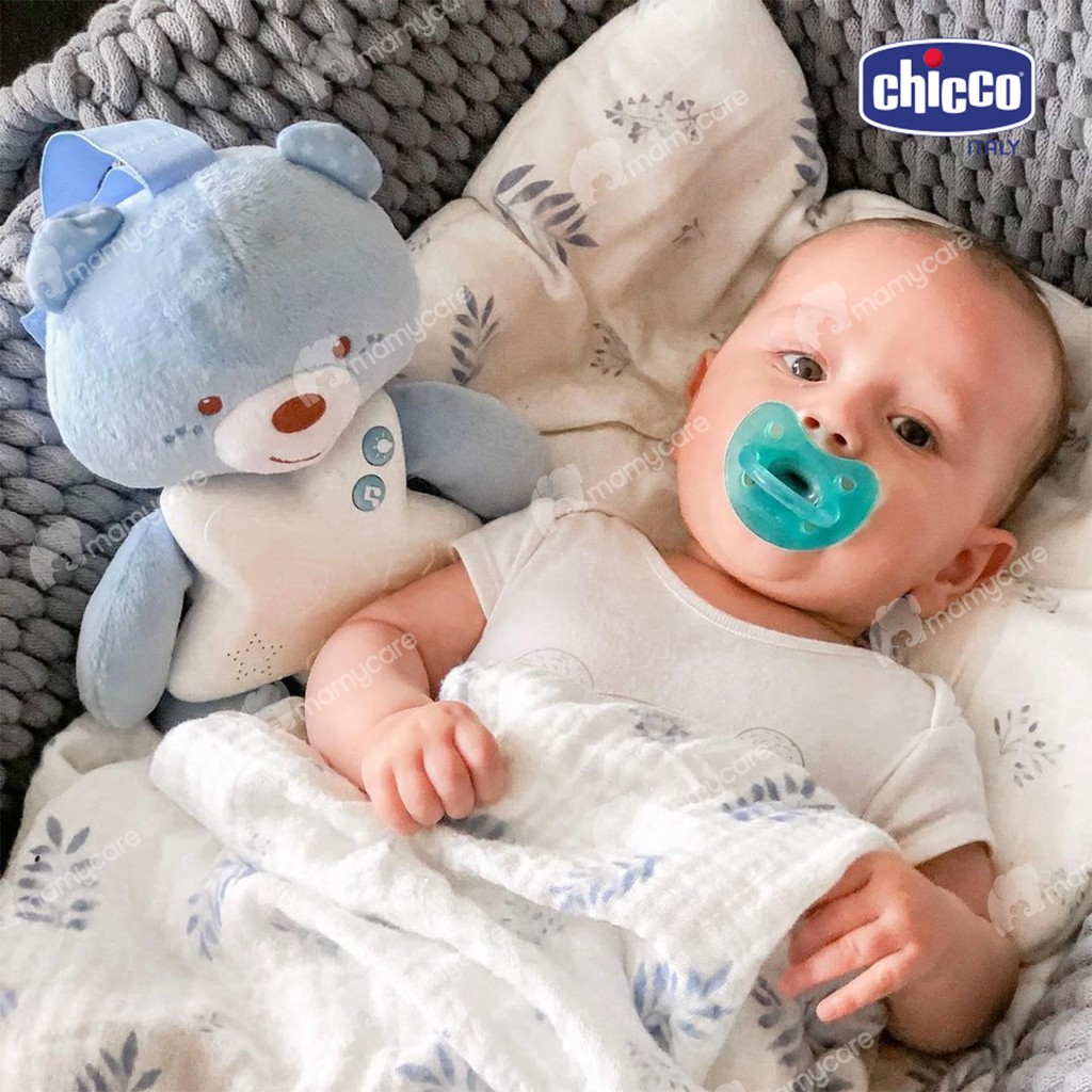 Ti giả cho bé sơ sinh Chicco Physio Soft ty ngậm silicone siêu mềm - MAMYCARE