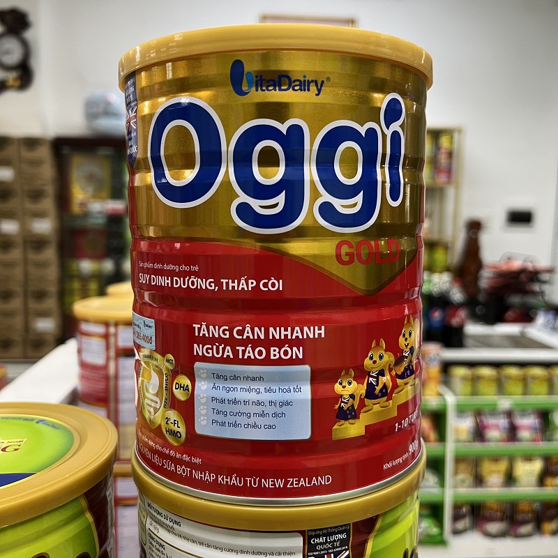 Sữa Bột OGGI Suy Dinh Dưỡng Gold 900g