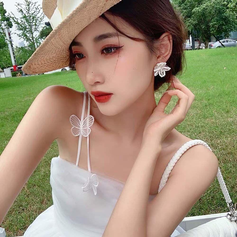 Vanes1 Bông Tai Nữ Hoang Dã Ngọt Ngào Hợp Kim|Khuyên Tai Đinh Tán Thiết Kế Đơn Giản Cá Tính