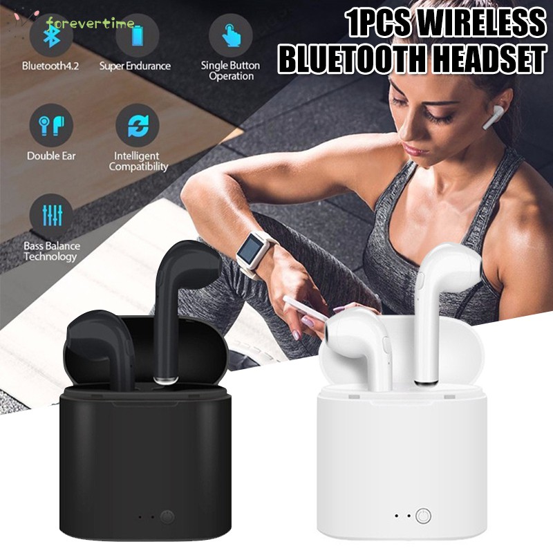 #New# Original I7S TWS Wireless Headphones Bluetooth Earphone Stereo Earbud Headset With Charging Box Mic For All Bluetooth