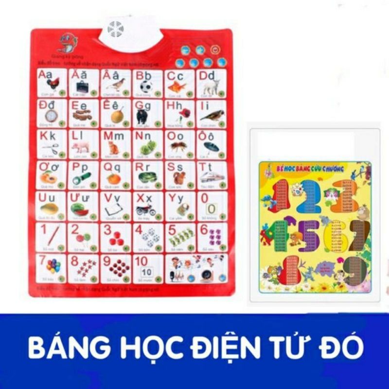 Bảng chữ cái và số điện tử giọng nói thông minh