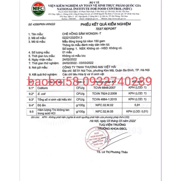 Trà Hồng Sâm Wongin-t mới 300gram date 2024