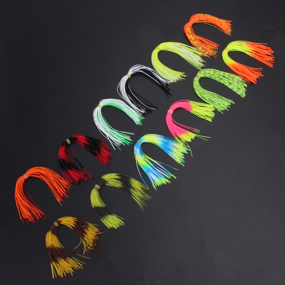 12 cuộn chỉ Silicone 12 màu