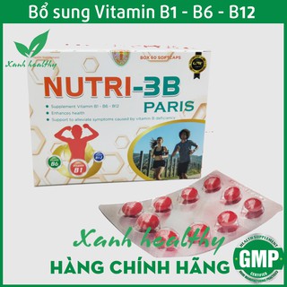 Viên uống Bổ sung B1, B6, B12, kẽm, thymomodunin NUTRI - 3B Paris - Tăng cường sức khỏe, bồi bổ sức khỏe, bổ thần kinh