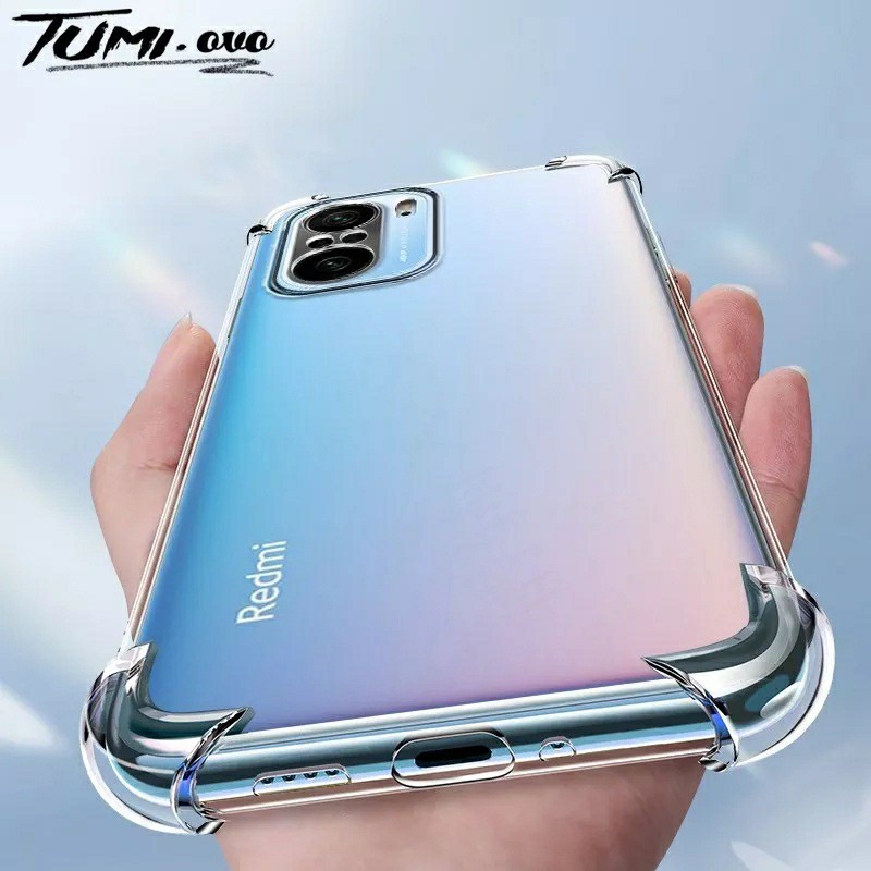 Ốp lưng Redmi K30 Pro / K30 / K40 / Redmi K20 / Poco F3 / K40 Gaming / K50 dẻo trong lồi 4 Gó bảo vệ máy hạn chế ố vàng