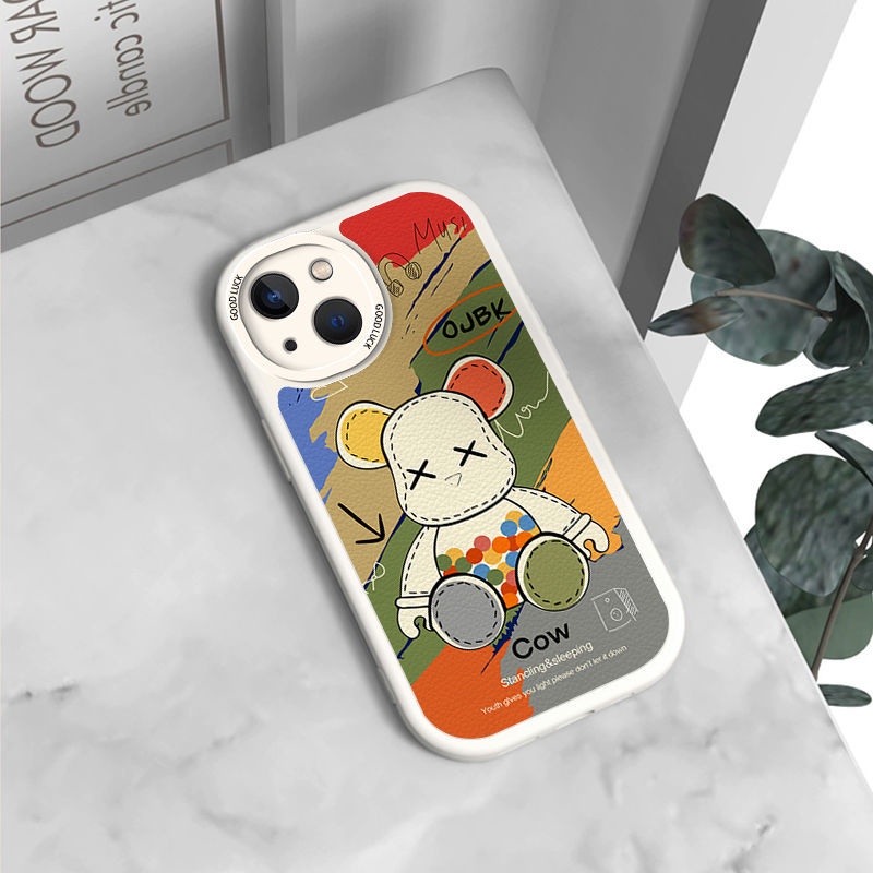 Ốp Điện Thoại Silicon Mềm Hình Gấu Nhiều Màu Cho IPhone 12 13 11 Pro Max X Xs Max Xr 7 8 Plus