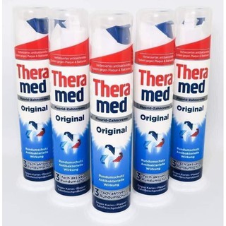 Kem đánh răng Theramed 2in1 Đức Dạng ống tròn