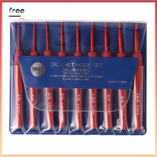 Bộ 9 Kim Móc Len Bằng Nhôm