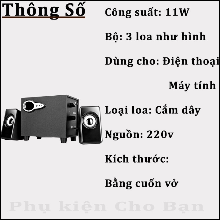 loa vi tính giá rẻ âm thanh tốt nhất bộ loa vi tinh mini có dây chính hãng PF7