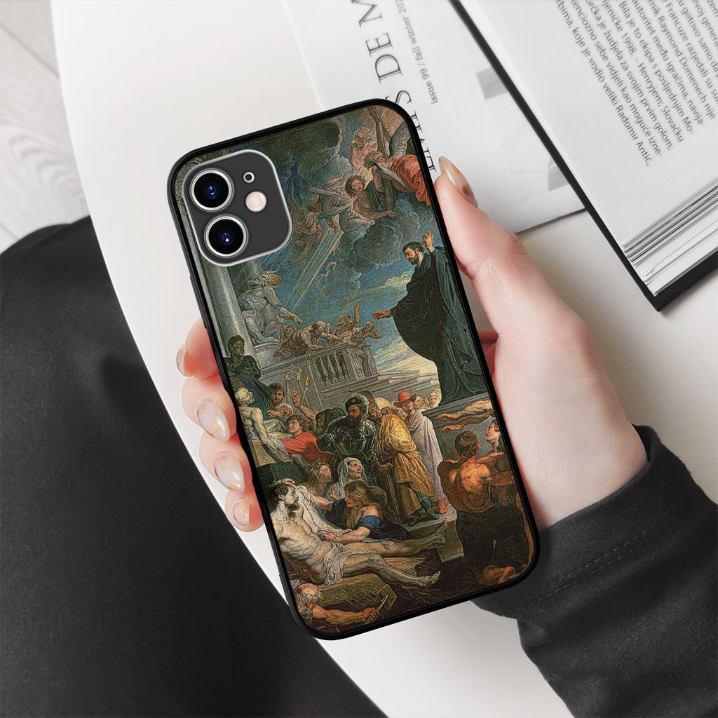 Ốp điện thoại phiên tòa phong cách phục hưng cho iphone 6 - iphone 13 PHG20210130