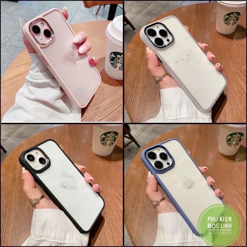 [ Chính hãng 11 | 12 | 13 | 14 | Pro Max | Plus - Ốp Iphone X&M dẻo silicon kẻ chỉ viền theo máy bảo vệ camera
