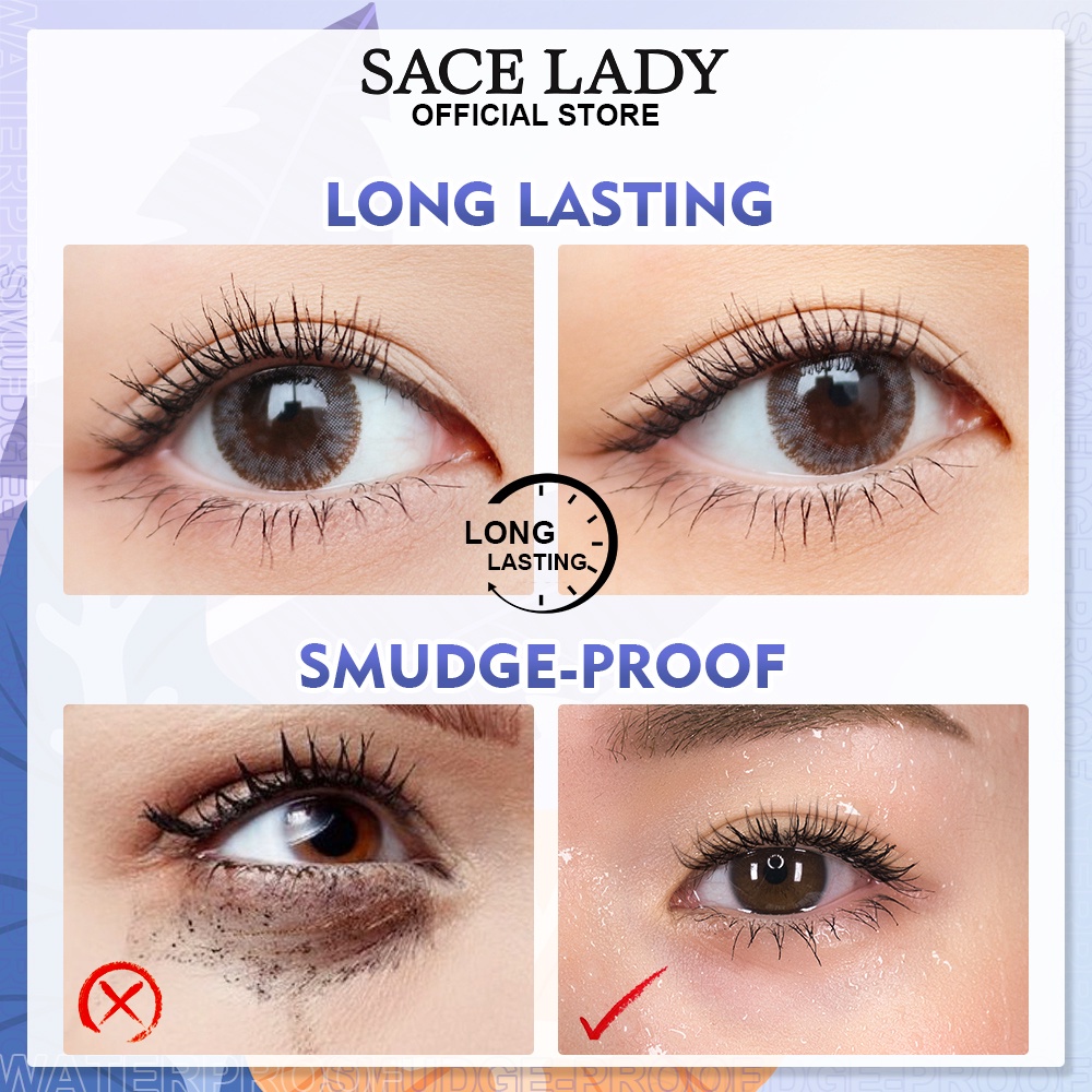 Mascara SACE LADY chống thấm nước chuốt cong dài mi 6g SL348