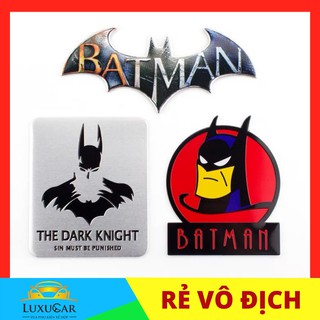Miếng Dán Logo, Sticker Trang Trí Xe Hơi,Oto, Xe Máy Hình Siêu Anh Hùng Chất Liệu Kim Loại Cao Cấp