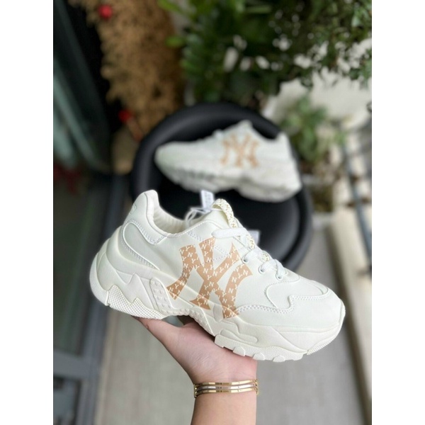 Giày thể thao sneaker MLB độn đế ny vàng mẫu mới bản cao cấp ảnh thật shop tự chụp