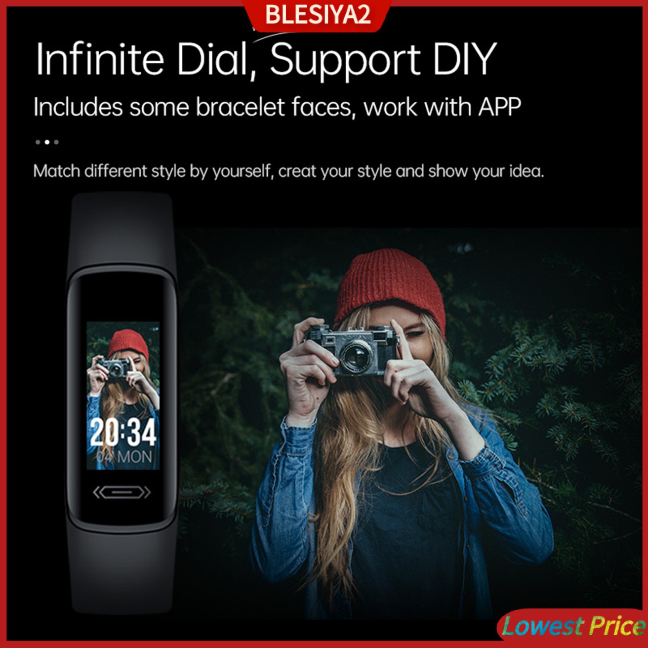 (Hàng Mới Về) Đồng Hồ Thể Thao Thông Minh Kết Nối Bluetooth V101 Chống Nước Ip68